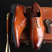 Zapatos de piel para hombre elegantes con cordones - Viktor