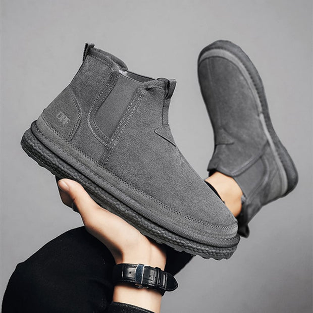 Botines para hombre estilo casual con interior afelpado - Vaelor