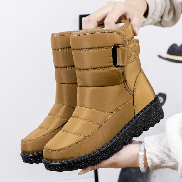 Botas de invierno para mujer acolchadas impermeables - Paula