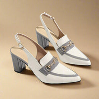 Slingback Tacón Bloque - Millie