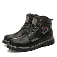 Botas casuales para hombre con forro calido y cordones - Lautaro