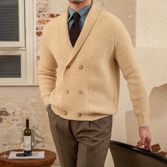 Cardigan premium de punto para hombre - Lizandro