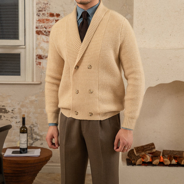 Cardigan premium de punto para hombre - Lizandro