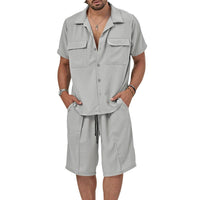 Conjunto casual para hombre de tela fluida estilo relajado - Fabián