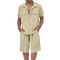 Conjunto casual para hombre de tela fluida estilo relajado - Fabián