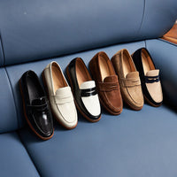 Mocasines hombre cuero genuino estilo clásico - Whitmore