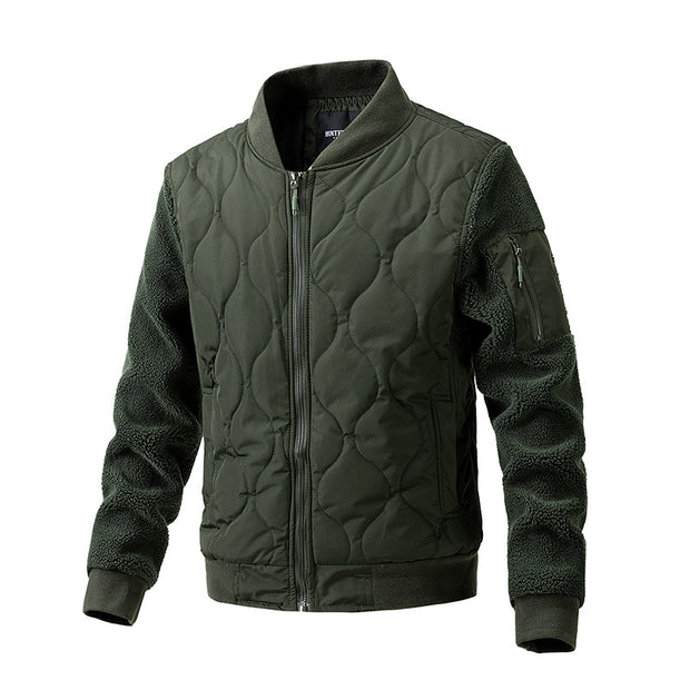 Cazadora bomber para hombre de tejido mixto vegano - Auren