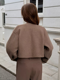 Chaqueta corta de lana para mujer - Sabrina