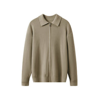 Cárdigan de punto con cuello para hombre - Franco