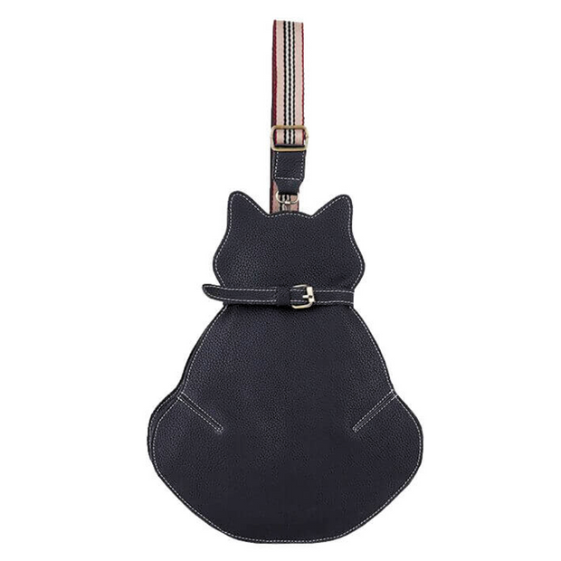 Linda - Bolso de piel único para gatos