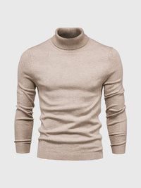 Jersey de cuello alto para hombre, lavable