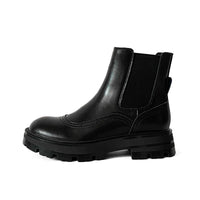 Botines para mujer efecto piel con elástico lateral - Gamblin