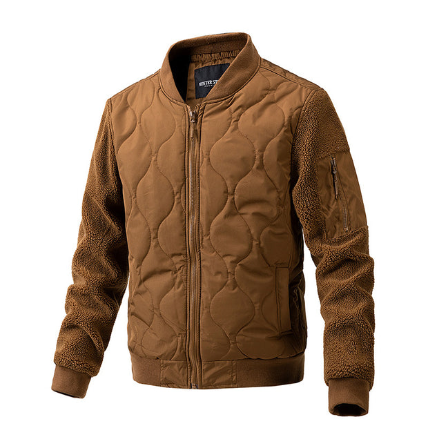 Cazadora bomber para hombre de tejido mixto vegano - Auren