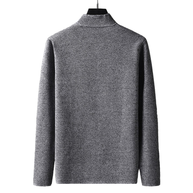 Chaqueta de punto para hombre con cuello mao - Karl