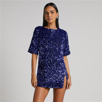 Vestido de lentejuelas para mujer de efecto luminoso - Salyen