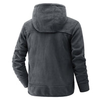 Chaqueta polar para hombre con capucha - Nils