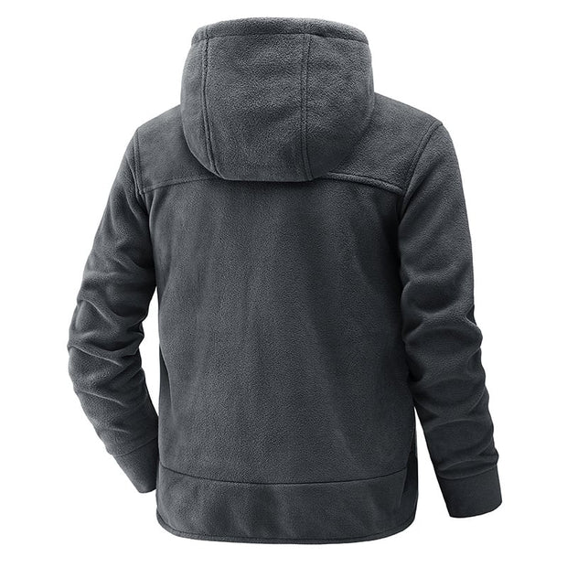 Chaqueta polar para hombre con capucha - Nils