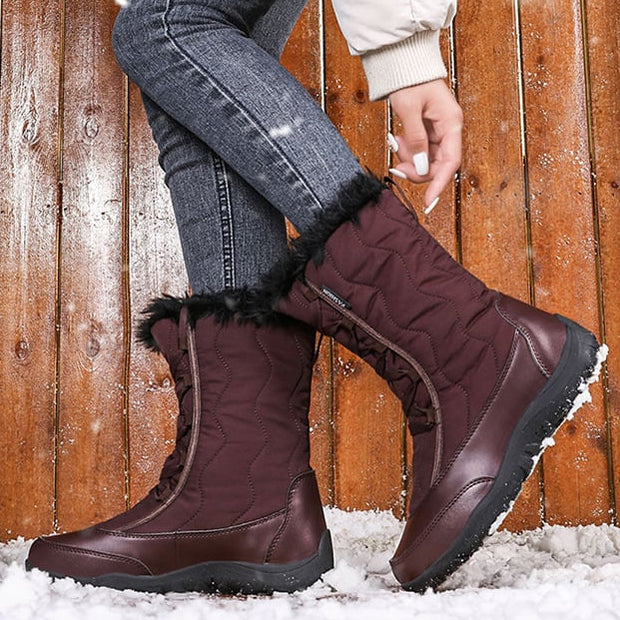 Botas de nieve para mujer efecto acolchado - Ylvina