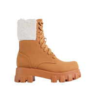 Botas para mujer estilo de invierno con acabado afelpado - Yllena
