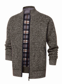 Chaqueta de punto con cremallera y cuello alto - Joshua