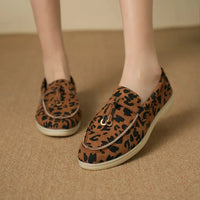 Mocasines con estampado de leopardo - Aurora