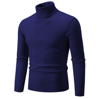 Asael - Cálido jersey de punto con cuello alto