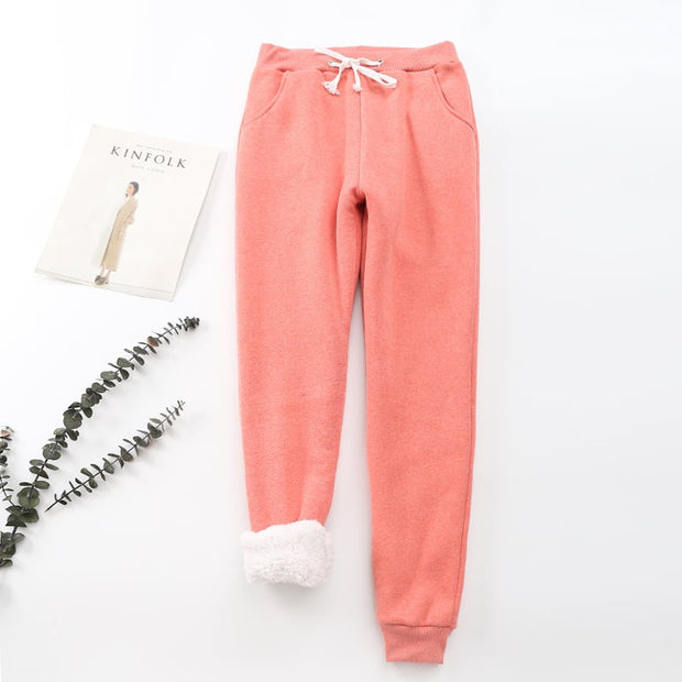 Pantalones para mujer efecto afelpado interior - Velya