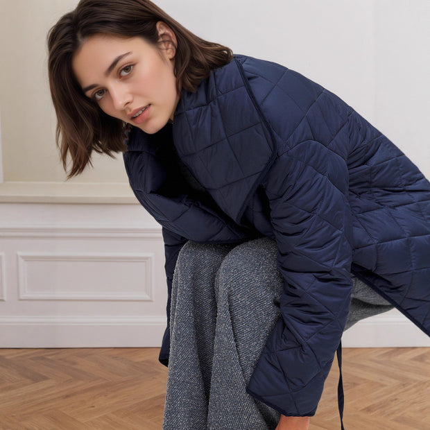 Chaqueta corta para mujer efecto acolchado - Elnara