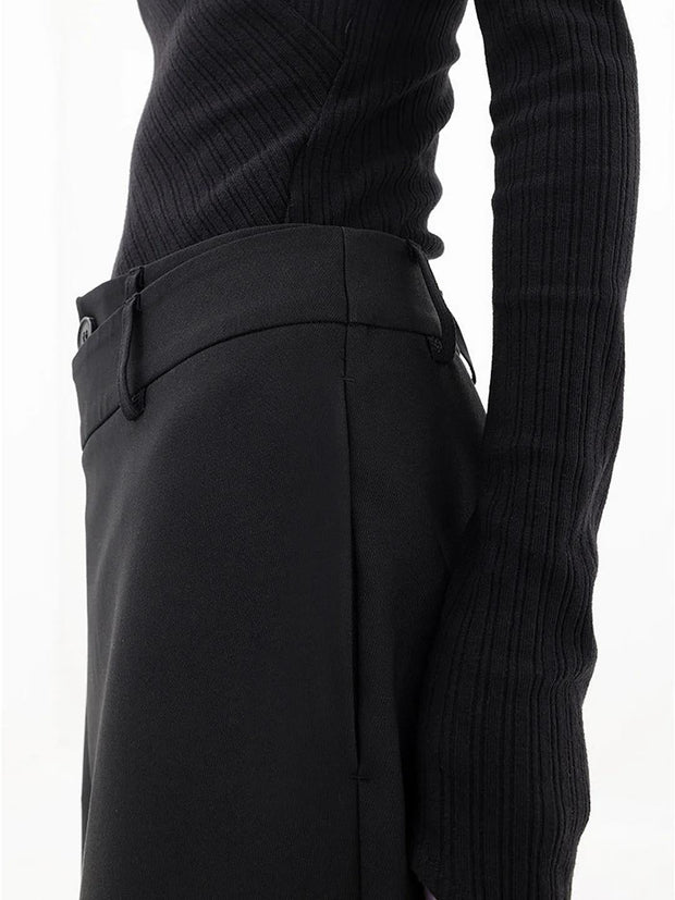 Pantalón para mujer de pierna ancha con cintura estructurada - Arleth