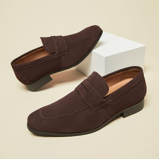 Mocasines para hombre efecto ante estilo minimalista - Kenjiro