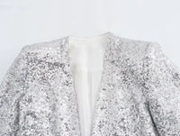 Blazer de lentejuelas para mujer - Arvein