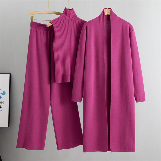 Conjunto invernal de punto tres piezas  - Isolde