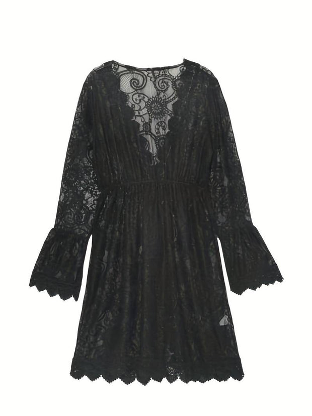 Feryal - Mini vestido sexy de encaje