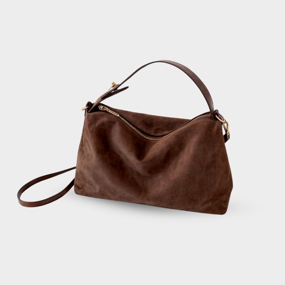 Bolso de hombro retro con cremallera - Katty