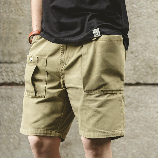 Pantalones cortos hombre algodón bolsillos cargo - Damián