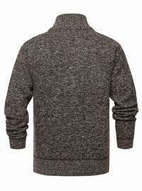 Chaqueta de punto con cremallera y cuello alto - Joshua