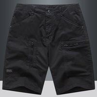 Pantalones cortos para hombre de bolsillos con cremallera estilo cargo recto - Elías
