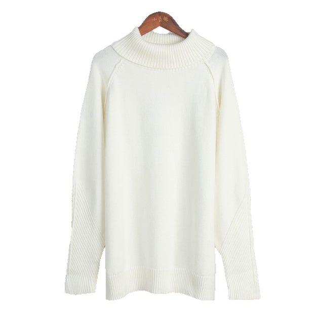 Sueter de punto para mujer de cuello alto - Amara