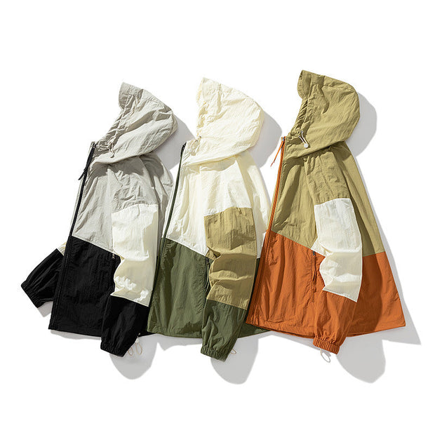 Chaqueta ligera con capucha - Enzo