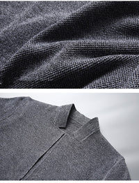 Chaqueta de punto para hombre con cuello mao - Karl