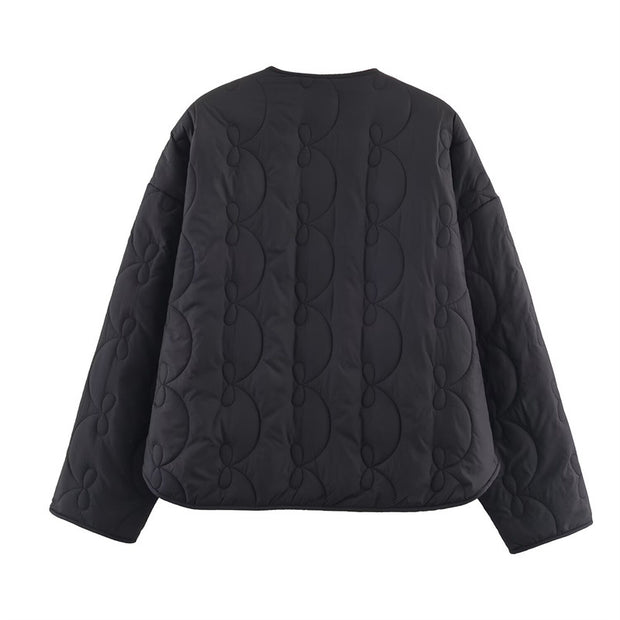 Chaqueta acolchada con patrón de lazos - Maeren