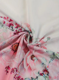 Sissy - Camiseta con estampado floral y detalles de encaje