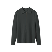 Cárdigan de punto con cuello para hombre - Franco