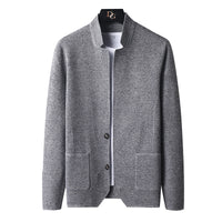 Chaqueta de punto para hombre con cuello mao - Karl