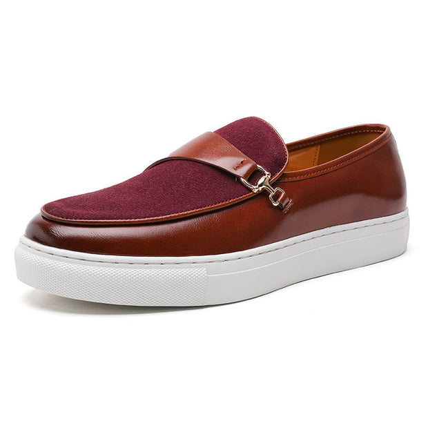Zapatillas casual de piel para hombre - Jonas