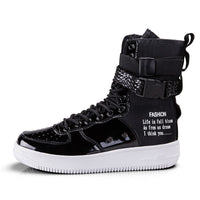 Botas altas hombre lona reforzada estilo urbano - Esteban