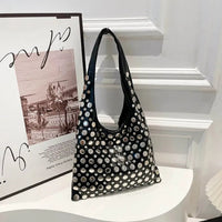 Bolso de hombro con detalles metálicos - Mariela