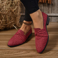 Mocasines mujer con lazo - Elvira