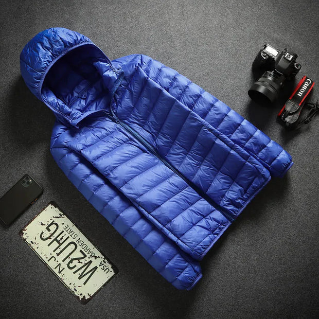 Chaqueta acolchada ligera hombre con capucha y cremallera - Tidus