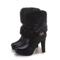 Botas cortas para mujer con tacón estructurado - Yevrina